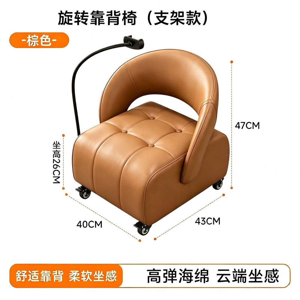 Universal rotating shoe stool small stool living room for home feeling pulley small bench sofa stool shoe changing back chair slip stool