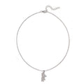 2024 autumn new arrivals: fashionable alloy diamond-studded pendant necklace for women - cute animal bear design, perfect for export