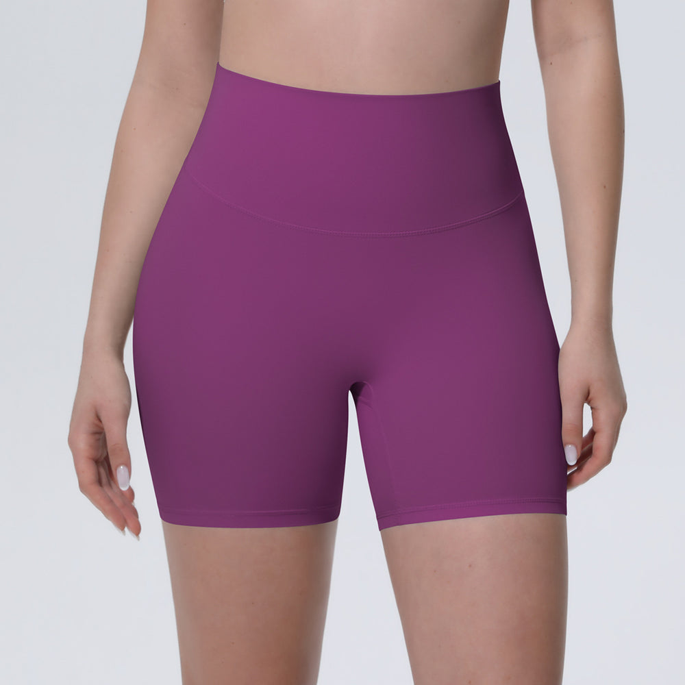 New arrival: lightweight, ice-silk, skin-friendly, breathable, compression solid color yoga pants - perfect for running, fitness, and yoga. available in 3/4 length shorts