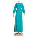 export women's chiffon maxi dress - african style, loose fit, plus size -