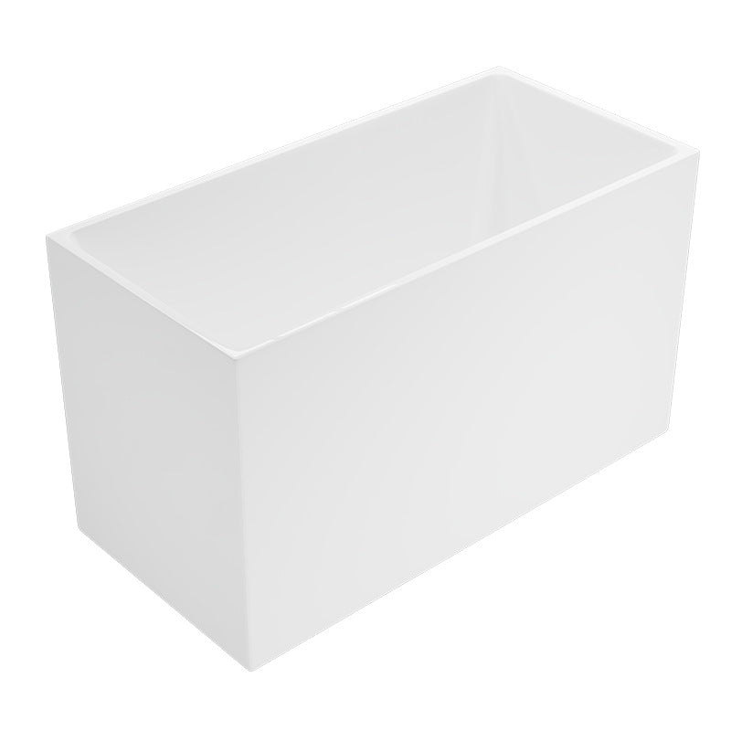 Square narrowed mini style household acrylic independent small bathtub, Foshan QT-090