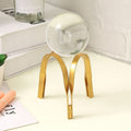 Nordic style minimalist luxury crystal ball ornament - decorative glass sphere for home living room, new home art display