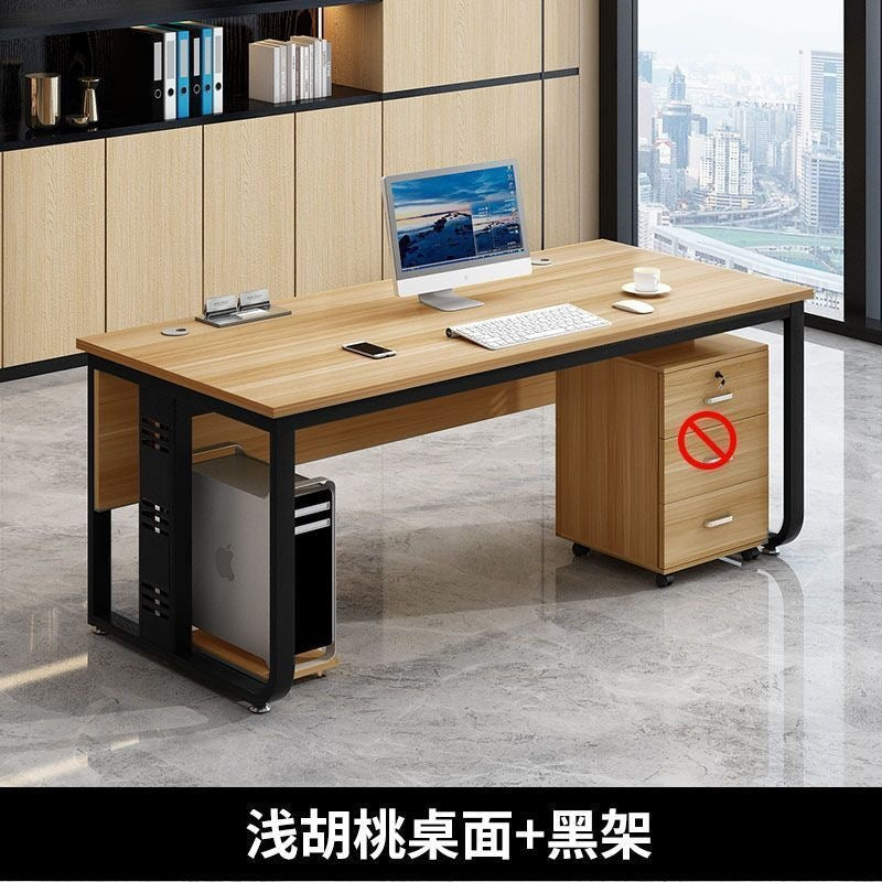 Office desk single computer desk casual modern office desk and chair combination for home small desk simple boss desk