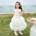 Export girl girl princess dresssummer tutu sundress new arrival girl sweet foreign style mesh fresh explosion