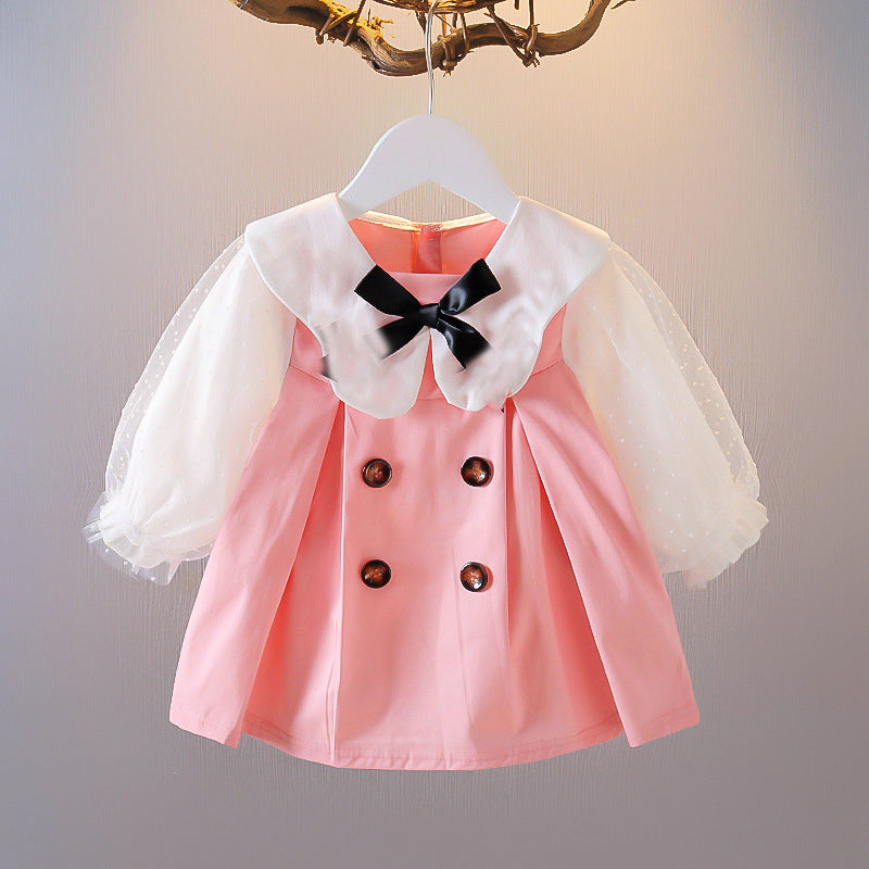 Baby girl dress - spring/autumn chic - kids' first birthday dress - little girl princess dress - spring collection
