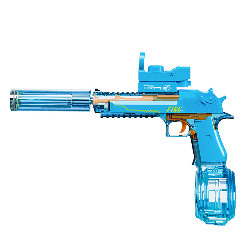 hot model linked desert eagle electric water gun family interactive fully automatic continuous fire boy toy water fight