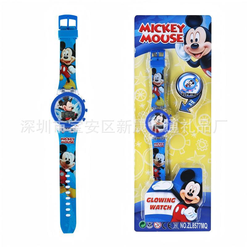 Wholesale children's luminous glow-in-the-dark cute cartoon electronic quartz watches - perfect for elementary school students and kindergarten toys
