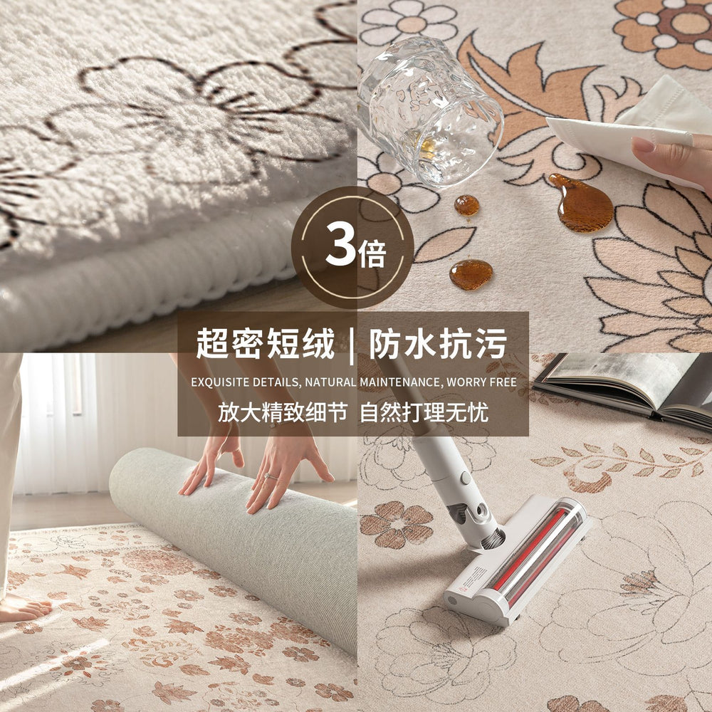 persian-style carpet living room accessible luxuryclassy bedroom ethnic bohemia scandinavian non-slipthickened floor mat