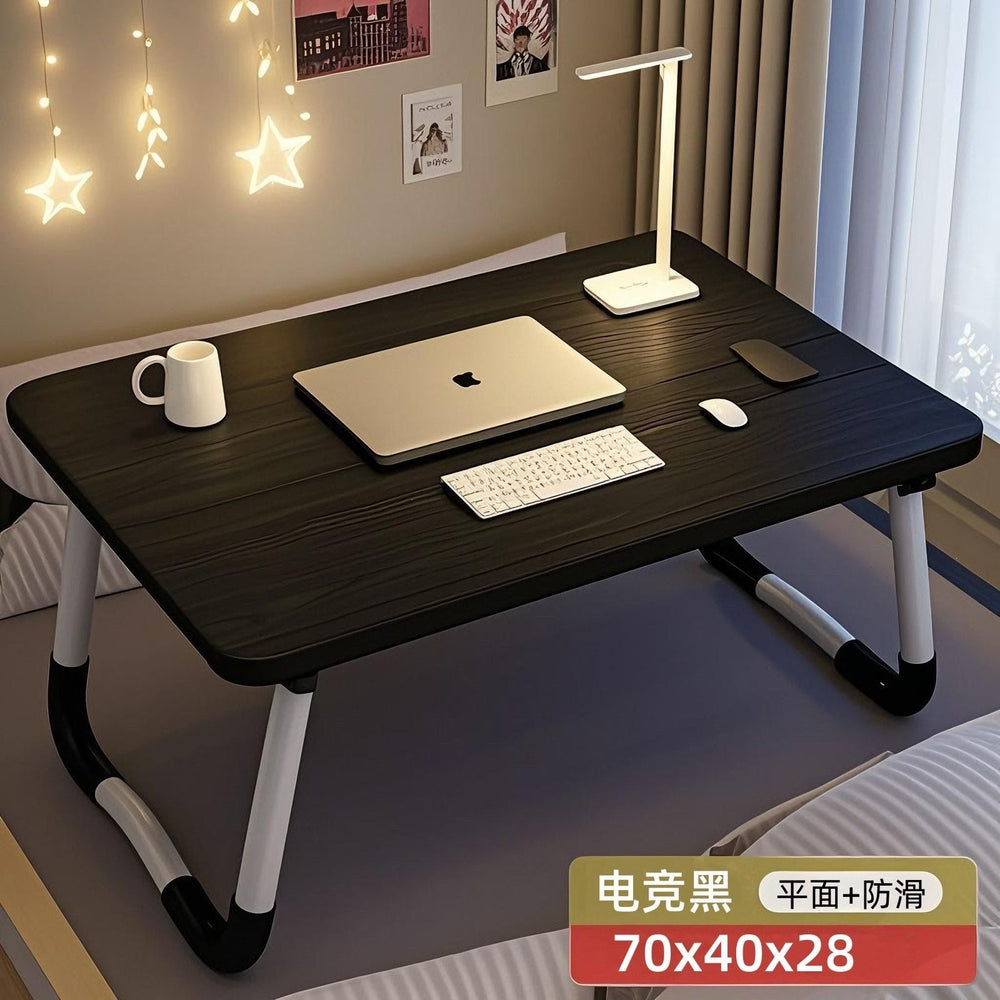 Bedside desk folding small table student dormitory writing desk dorm room essential laptop table assembly-free