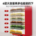 Commercial beverage cabinet air-cooled vertical transparent door intelligent temperature control supports display factory direct sales commercial refrigerator
