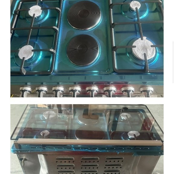 4 four gas two 2 electric oven burner stove stove one-piece upright barbecue fry 900 wide processing print l