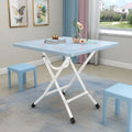 Folding table, folding dining table, simple for home, small table for eating, rental house, stall, casual small apartment dining table