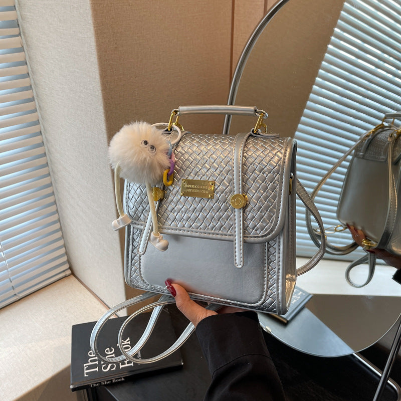 Cross-border backpack women's fashion versatile niche design sense 2025 new trend Korean version messenger bag travel backpack