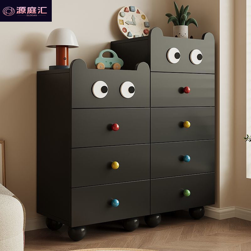 Solid wood chest of drawers, bedside chest of drawers, living room bedroom bedside table, storage cabinet, sofa side cabinet, kids toy storage cabinet