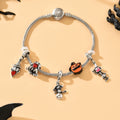 Halloween bracelet wholesale fashion cross-border jewelry accessories niche style high-end cold metal ghost pumpkin bracelet
