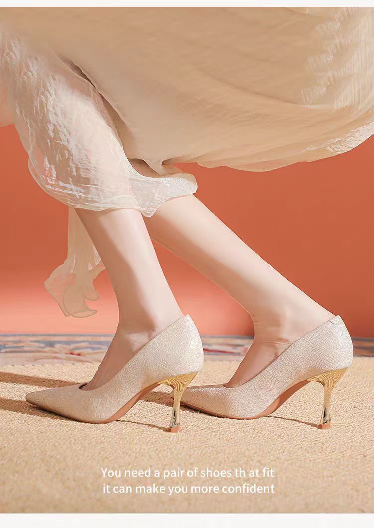 French chic stiletto heels - elegant and minimalist wedding shoes for women, perfect for daily wear, bridesmaids, and as a comfy option for the mother of the bride