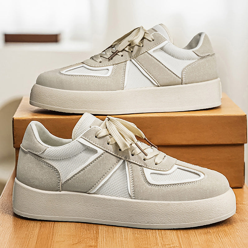 Panda german army trainers (gats) for men, spring 2026 collection: thick-soled, height-increasing, athletic casual sneakers - versatile and trendy footwear