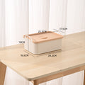 Japanese cream style storage box for home dog satchel storage box desktop miscellaneous storage storage box large capacity
