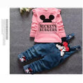 spring/autumn new girls' denim overalls set - direct from the manufacturer, dropshipping available