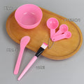 Beauty tools film adjustment bowl scale measuring chain spoon 5g15g facial mask brush stick soft mask powder spoon facial mask bowl wholesale