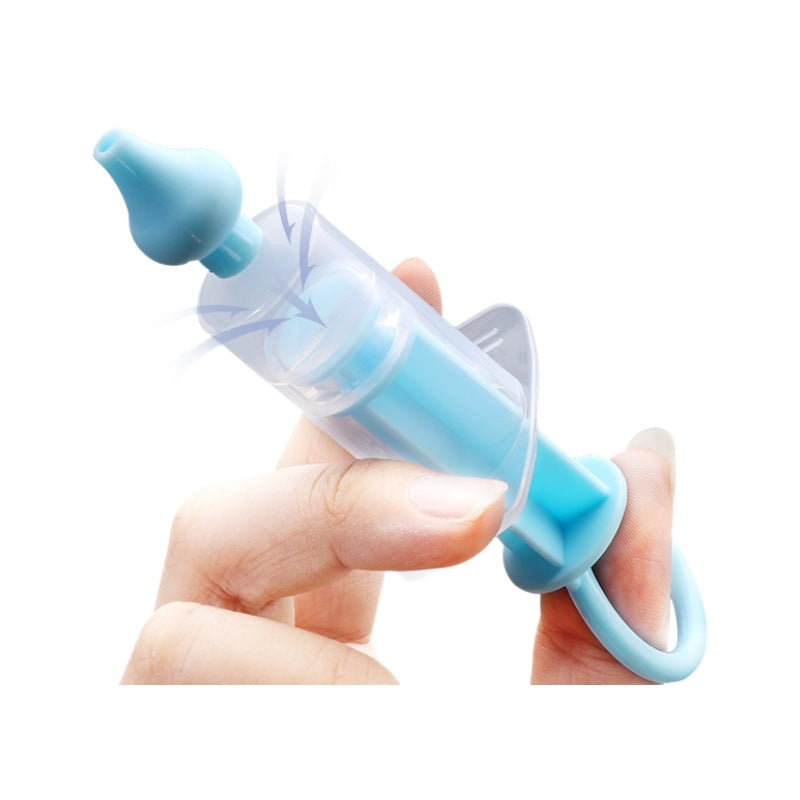 English card factory direct sales baby syringe silicone nose suction, no damage to the nasal cavity, anti-backflow silicone suction