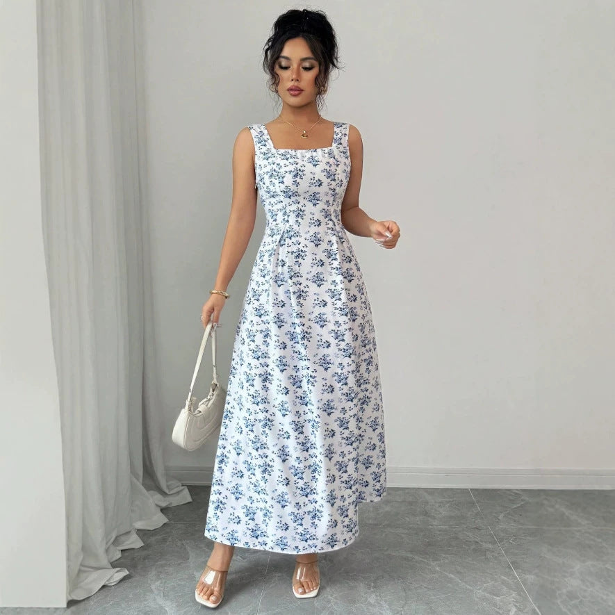 summer floral print sundress - elegant and fresh