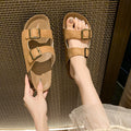 boken thick sole slippers women's summeroutwearfashion one-piece slippers home non-slip popular outdoor beach slippers