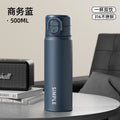 Business men's thermos cup 316 stainless steel high-value double drinking mouth car portable water cup high-end travel cup