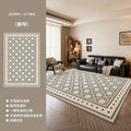Carpet living room no-wash and wipeable nature medieval style bedroom bedside mat retrofor home coffee table sofa floor mat full cover