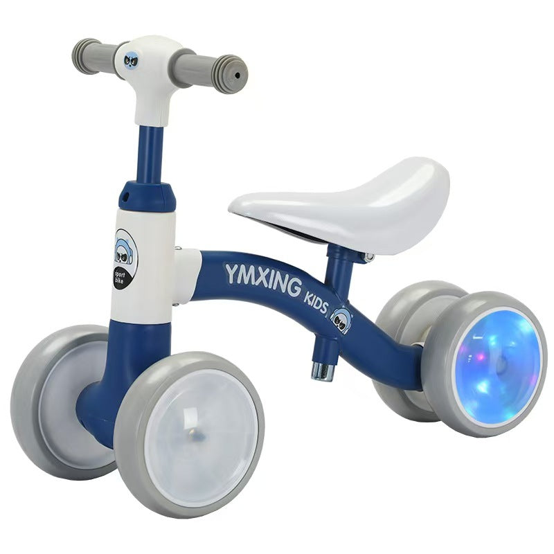 New children's balance car 1 - 3-year-old baby walker without pedals Boys and girls coasting four-wheel coasting balance car