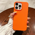 Suitable for apple 16promax leather texture simple pure color mobile phone case iphone11/13 anti-fall tpu protective cover