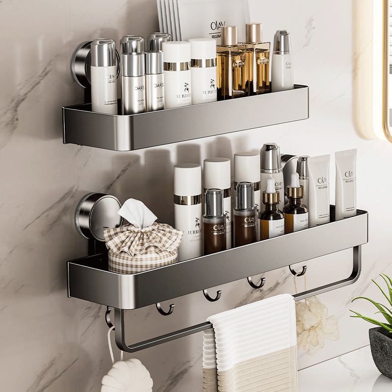Strong suction cup rack, toilet non-punching, wall-mounted bathroom rack, wall toilet washstand storage