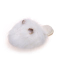 cute fur slippers for women 2024fall and winternew arrivalplus sizefleece-lined cotton slippers heattech toe-cap half slippers