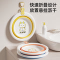 Newborn round dragon baby foldable wash basin - small basin for kids, perfect for washing baby's feet and bottom