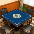 Square mahjong table mat - absorbent, non-slip, and silent - ideal for mahjong parlors, poker rooms, and gaming tables - also suitable as a dining table mat