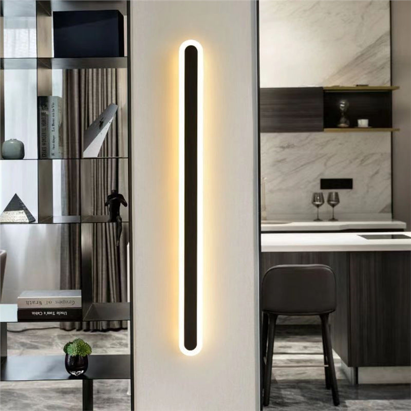Minimalist modern led wall sconce - new arrival! wall lamp for hotel, bedside, ultra-thin living room, and background wall lighting