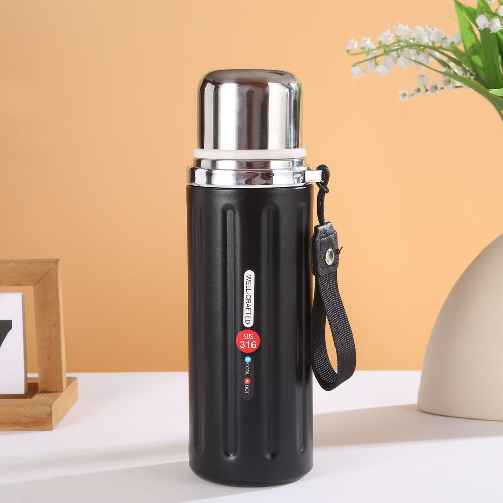 Roman column 316 stainless steel insulated tumbler - stylish, high-capacity, car-friendly, portable outdoor water bottle with engraving option