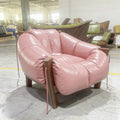 Nordic single sofa chair light luxury retro designer casual chair living room bedroom chair sofa lazy