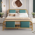 Iron bed double modern casual soft bed for home soft back bed apartment 1.35m b&b single iron bed