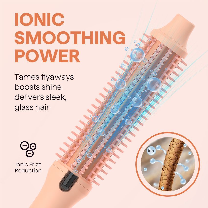 Cross-border new curling iron styling comb, negative ion hair straightener, three-in-one multi-functional dual-purpose curling iron, electric heating comb
