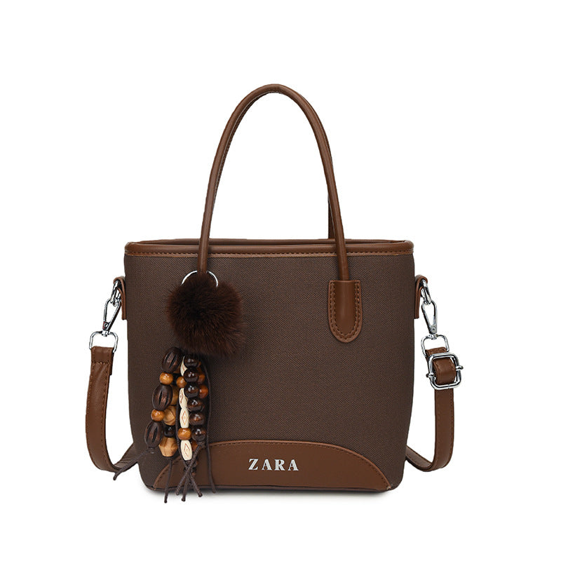 Retro commuting quality satchel bag 2025 new work commuting shoulder underarm bag casual bag elegant tote bag