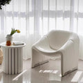 Smiling single sofa living room balcony casual bedroom popular lazy sofa rest area negotiation table and chair combination