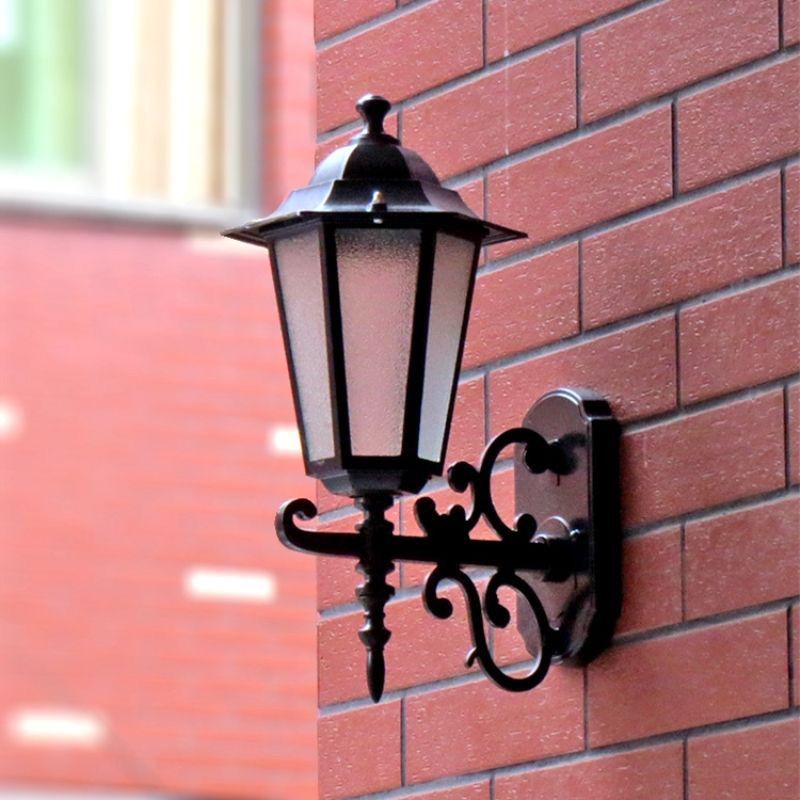 European style outdoor waterproof wall lamp retro courtyard light corridor staircase creative wall sconce garden balcony fence wall light