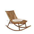 Rocking chair recliner lazy sofa adult casual balcony rattan sofa chair for home living room popular outdoor rocking chair