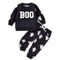 cross-border fashion: new halloween long-sleeve outfit set for girls (us/eu)