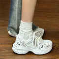 Dad shoes women's 2026new arrivalsummer thin women's shoes easiest for matchthick solebest sellingwhite shoescasual sneakers