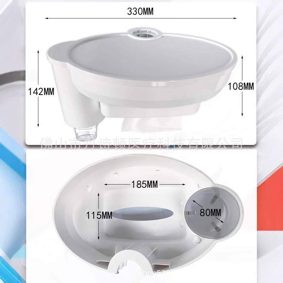 Dental 3-in-1 tissue box dental chair accessories additional tray tray table water cup holder clinic oral paper cup holder