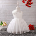 exclusive supply—european and american new children's dress suspender off-shoulder starry sky mesh skirt flower girl princess dress for children