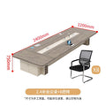 2.4m table+8 meeting chairs
