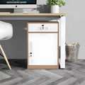 Under-desk filing cabinet, document cabinet, tool storage cabinet, metal low cabinet, storage cabinet with drawers, small lockable cabinet